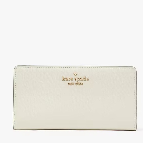 Kate Spade Madison Large Slim Bifold Wallet
Meringue 
NWT - Picture 1 of 16